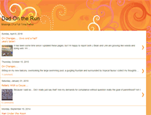 Tablet Screenshot of dadontherun.com